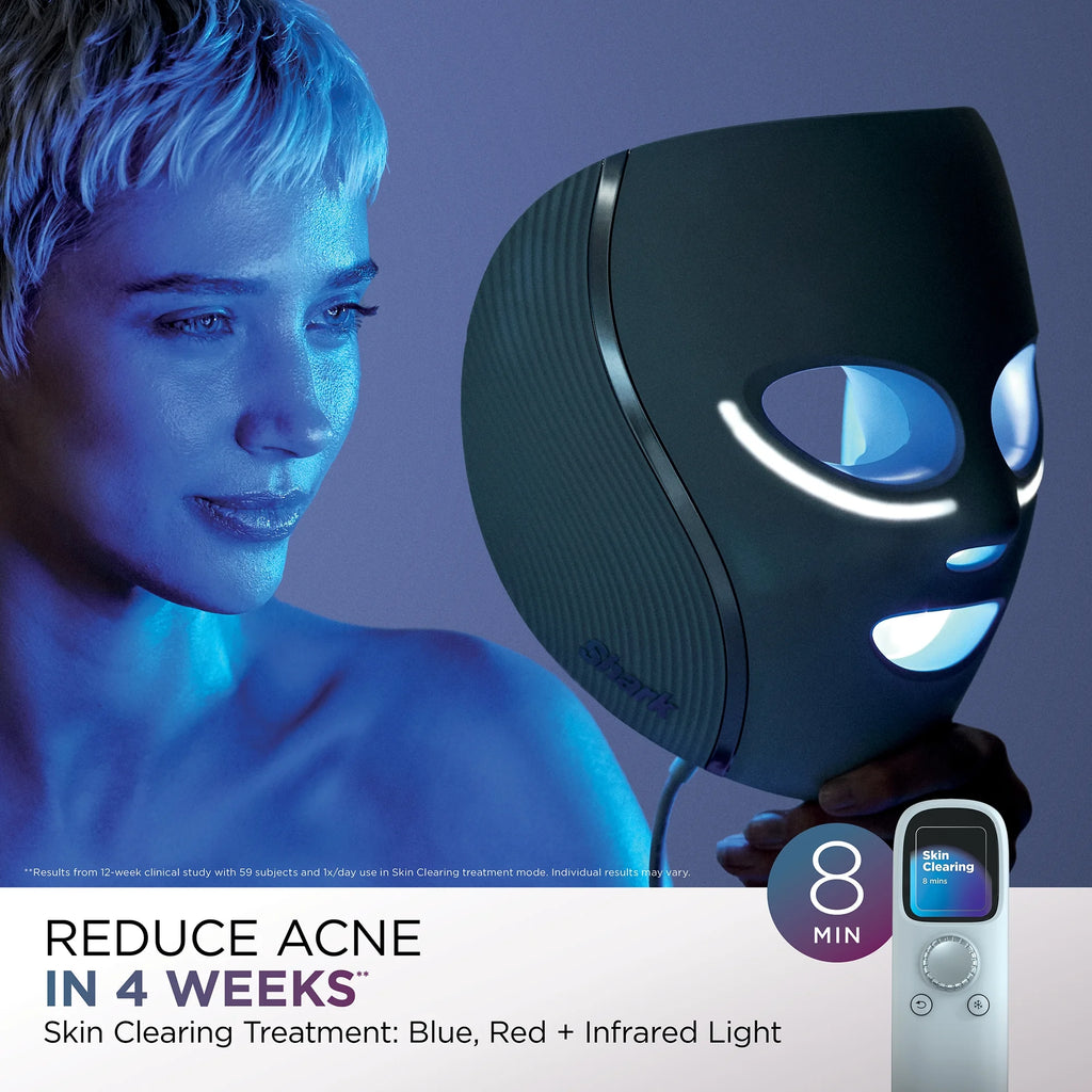 Shark CryoGlow LED Face Mask – Blue Chill