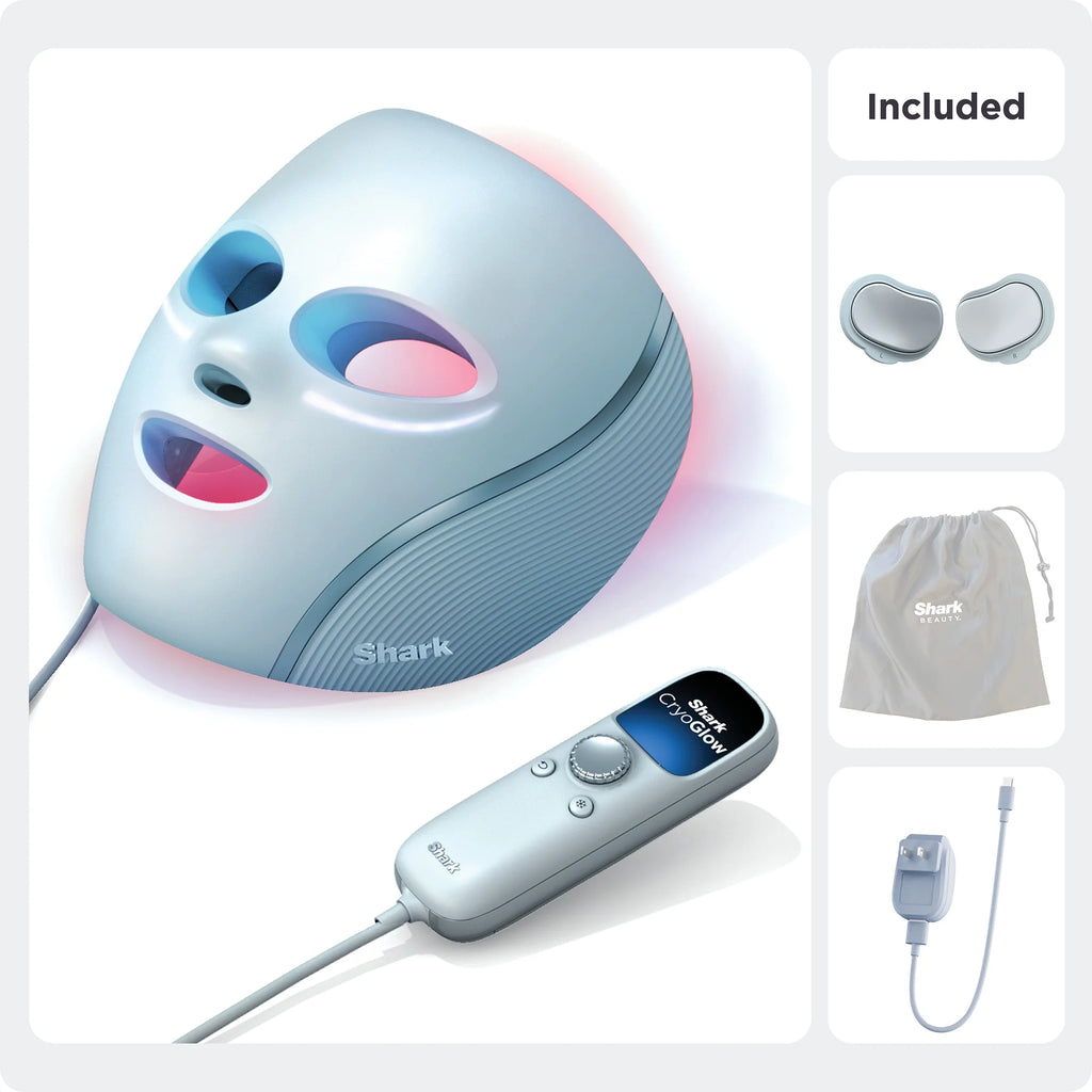 Shark CryoGlow LED Face Mask – Blue Chill